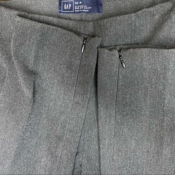 Gap Bi-Stretch Side Zip Skinny Pants 00 - Picture 7 of 9